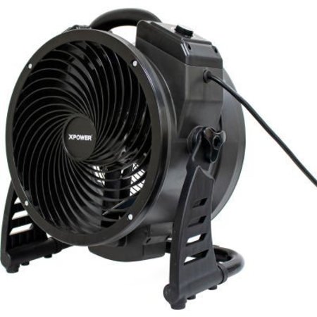 XPOWER MANUFACURE XPower Axial Air Mover with 5000 mg/hr Ozone Generator - 1450 CFM - BLDC Motor - 115V M-25